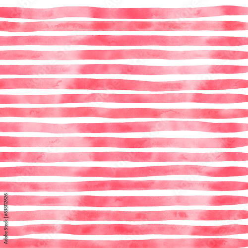 Red Hand Drawn Stripe Background