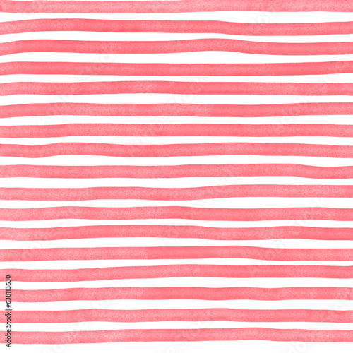 Red Hand Drawn Stripe Background Overlay