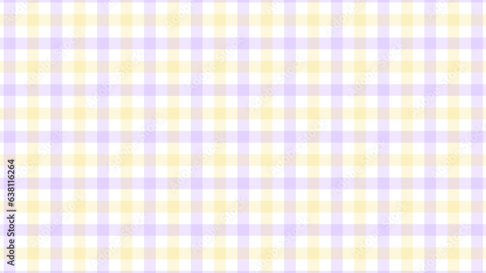 Purple and yellow plaid fabric texture as a background Purple and yellow plaid fabric texture as a background