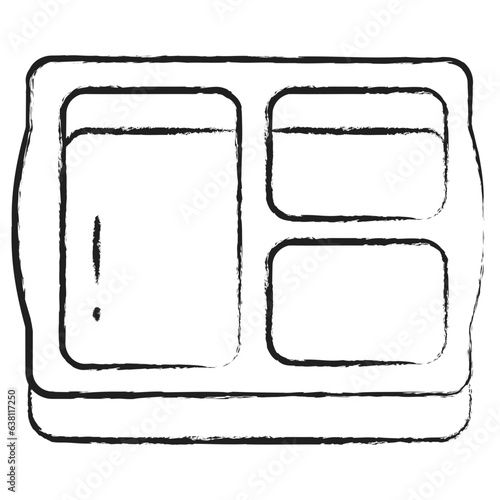 Hand drawn Snacks Box icon