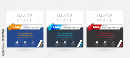 Portfolio geometric design vector set. Abstract colorful graphic gradient shape on cover book presentation. Minimal brochure layout and modern report business flyers poster template.