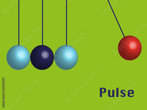 Pulse, abstract Illustration 