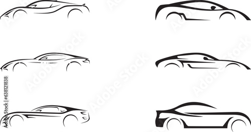 Set of car vector art design line draw, car, icon, auto, vector, truck, vehicle, transportation, transport, automobile, set, illustration, silhouette, van, bus, symbol, traffic, logo, sedan, sport 