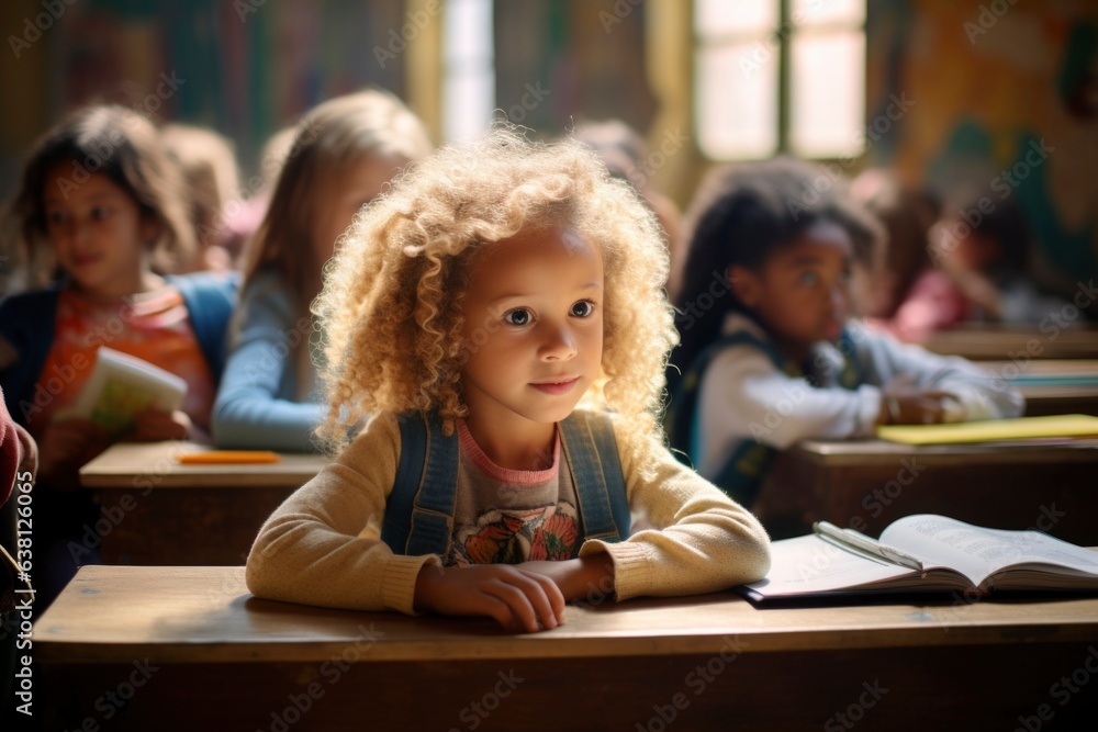Photo of multiracial children enjoy their school life Photo of multiracial children enjoy their school life