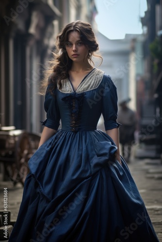 fashion 19th century Exquisite clothing, style, historical portraits, exquisite girls and women, antique jewelry, dressed elegantly, victorian The culture and authenticity of the 19th century.