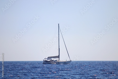 sailing on the sea