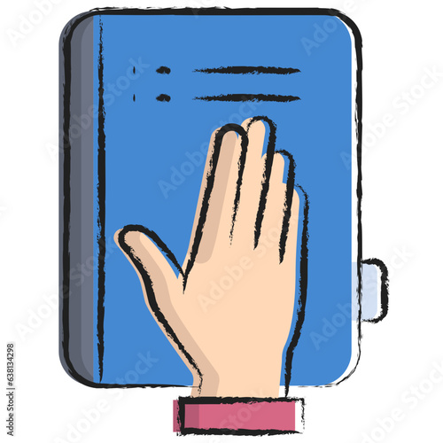Hand drawn Oath icon