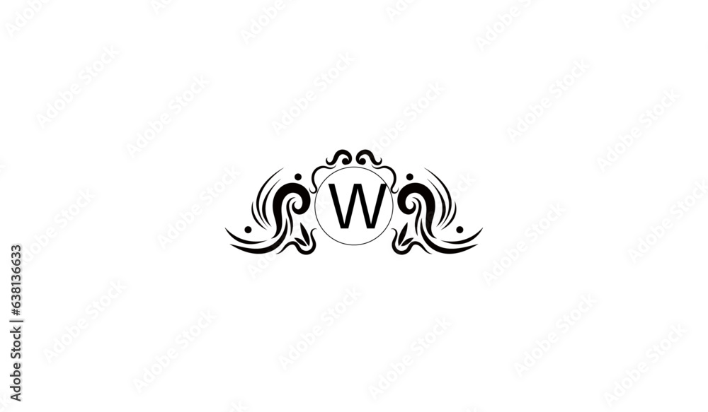 Luxury Royal Wings Logo W Luxury Royal Wings Logo W