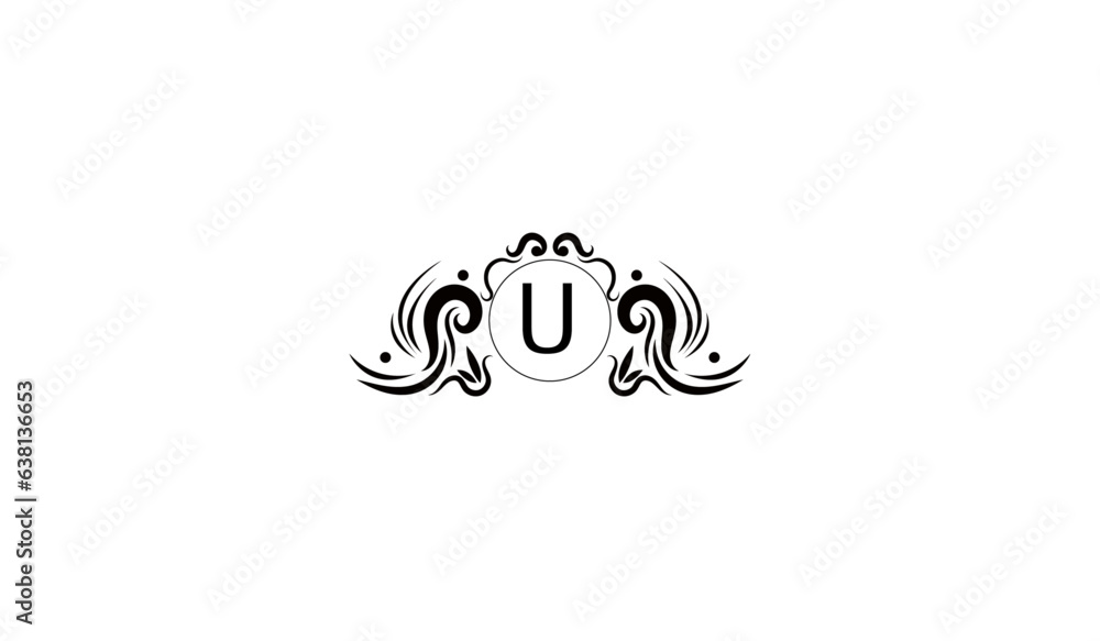 Luxury Royal Wings Logo U