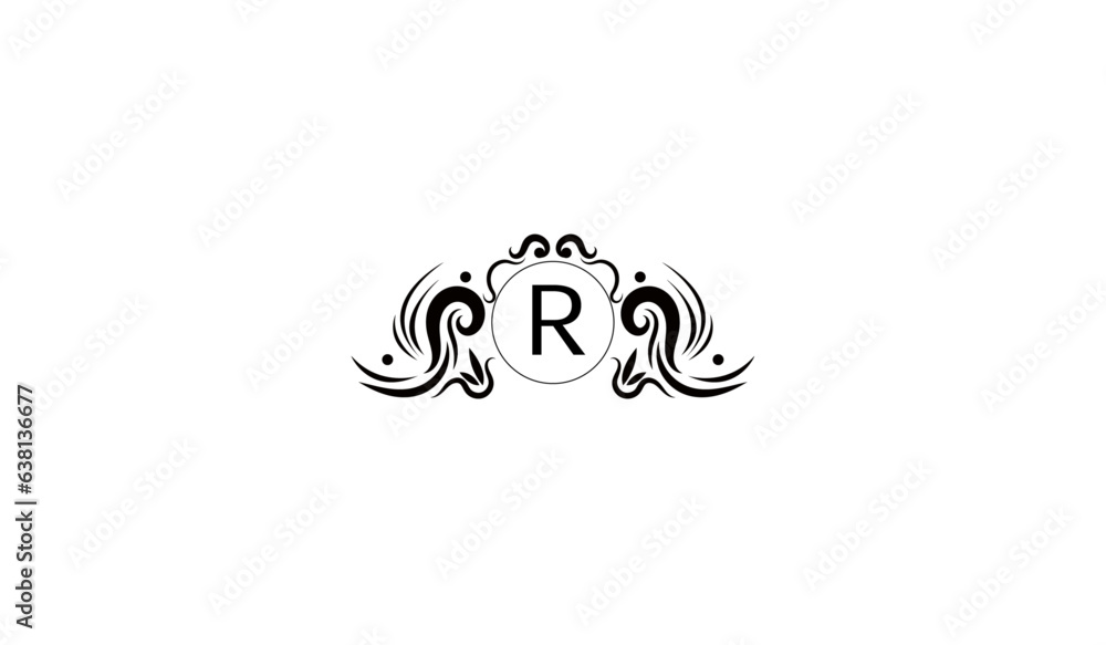 Luxury Royal Wings Logo R Luxury Royal Wings Logo R