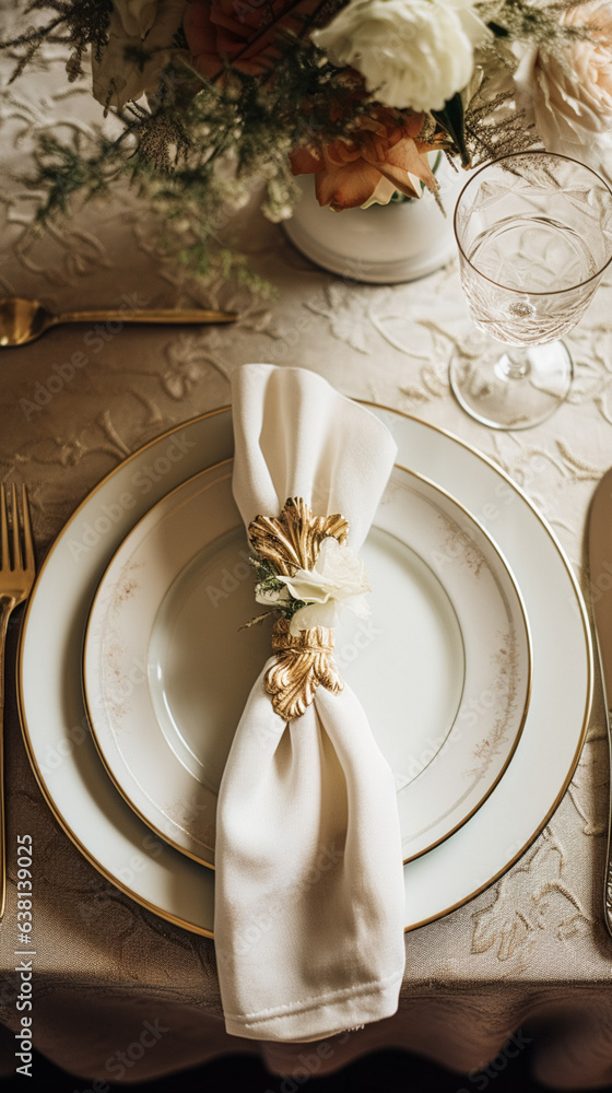 Napkin folding inspiration, holiday tablescape, formal dinner table setting, elegant decor for wedding party and event decoration Napkin folding inspiration, holiday tablescape, formal dinner table setting, elegant decor for wedding party and event decoration