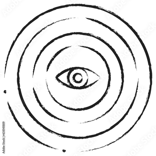 Hand drawn Hypnosis icon