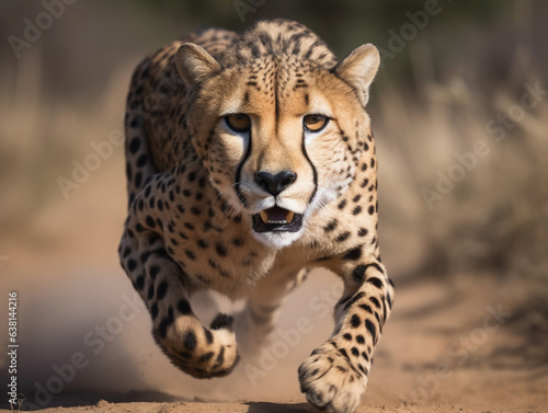 cheetah starting to sprint