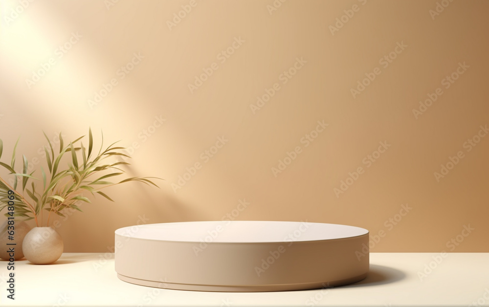 3d display product beige minimal scene with geometric podium platform. cylinder background vector 3d rendering with podium. stan 3d display product beige minimal scene with geometric podium platform. cylinder background vector 3d rendering with podium. stan