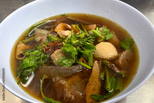  Delicious Thai-Style beef Soup © Bowonpat