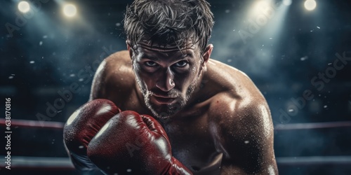 illustration of a boxer in the ring, generative AI © VALUEINVESTOR