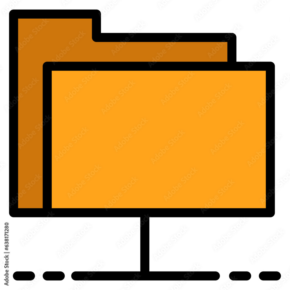 Fototapeta premium folder color