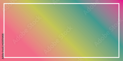 Pastel Rainbow Gradient White Box Background Image 