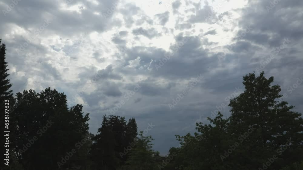 Time-lapse photography, severe weather is approaching, meteorology Time-lapse photography, severe weather is approaching, meteorology