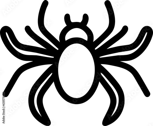 Icon line halloween element on transparent background.