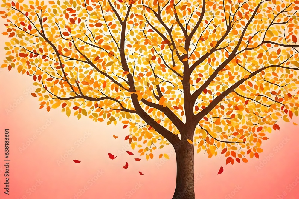 autumn tree background