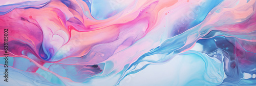 Abstract Fluid Art Colorful and dynamic background