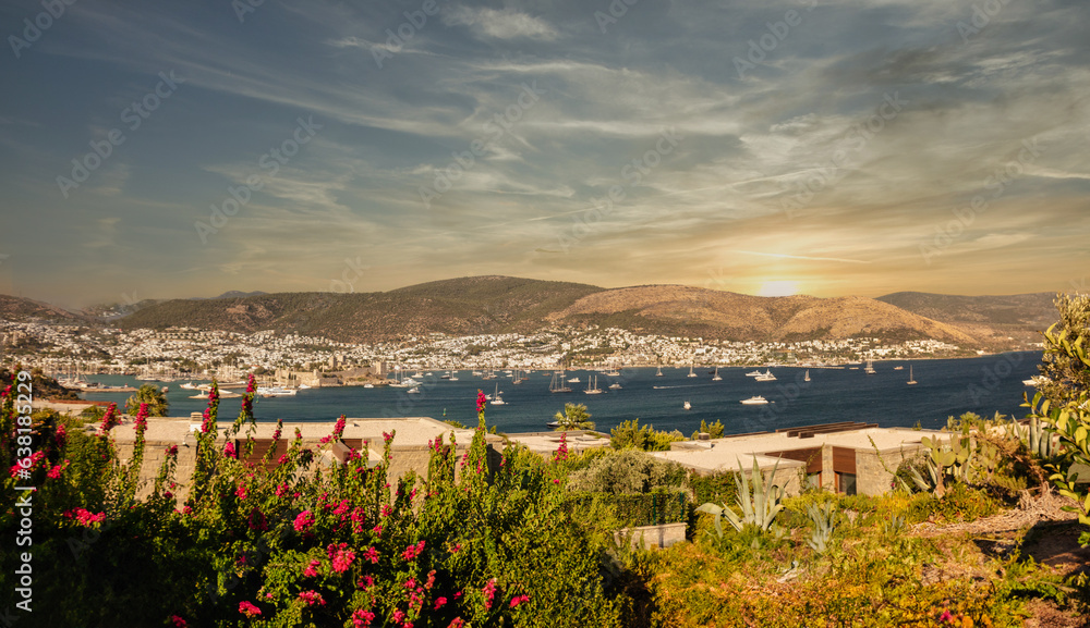 view of Bodrum bay