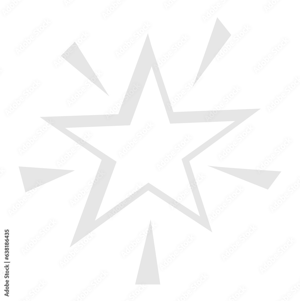 abstract star shape abstract star shape
