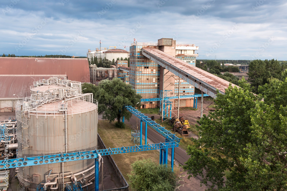Gas terminal in Poland. Swinoujscie.