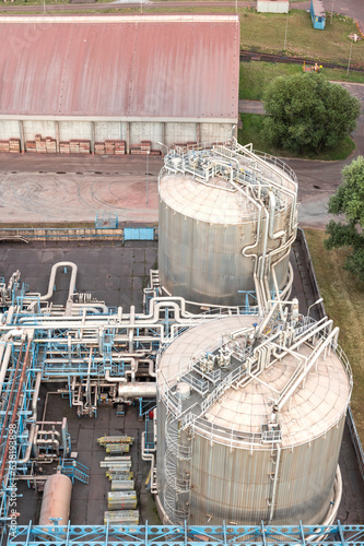 Obraz na płótnie Gas terminal in Poland. Swinoujscie. w salonie