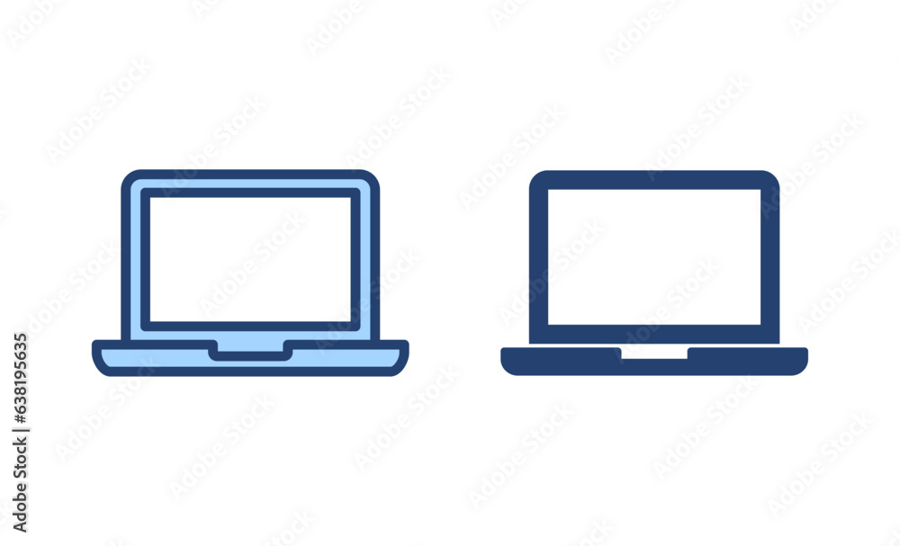 Laptop icon vector. computer sign and symbol Laptop icon vector. computer sign and symbol