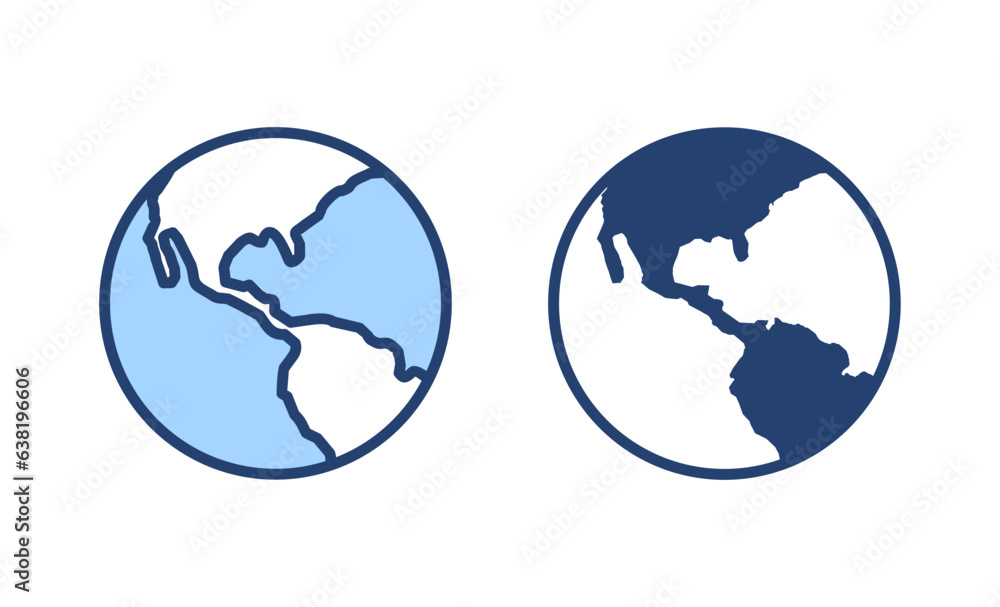World map vector. Worldmap sign and symbol. Globe icon World map vector. Worldmap sign and symbol. Globe icon