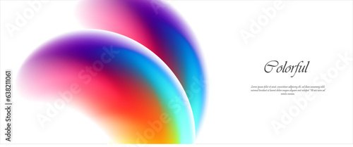 abstract rainbow background colorful template for banner poster