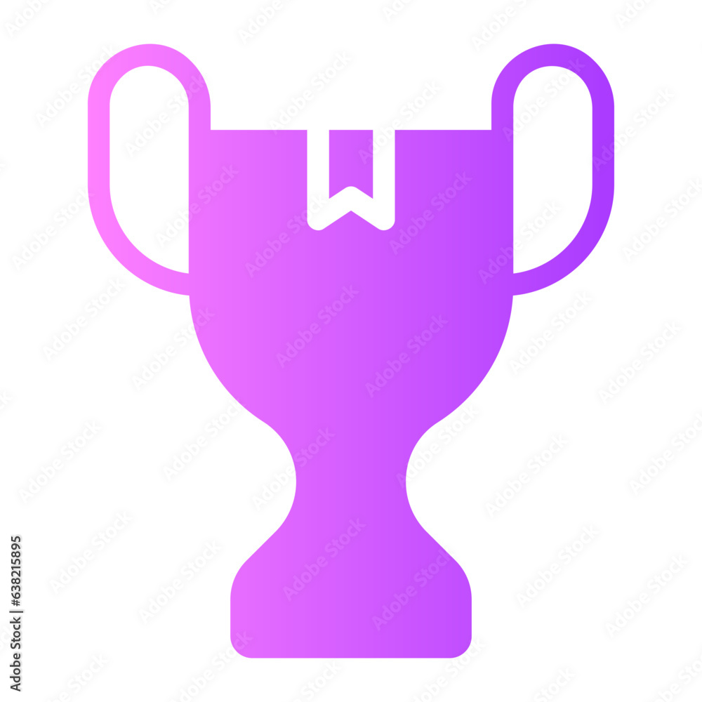 trophy gradient icon trophy gradient icon