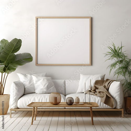 Subtle Beauty Picture Mockup, generative ai