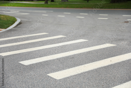 crosswalk signifies safe passage, community connectivity and harmony amidst bustling city life