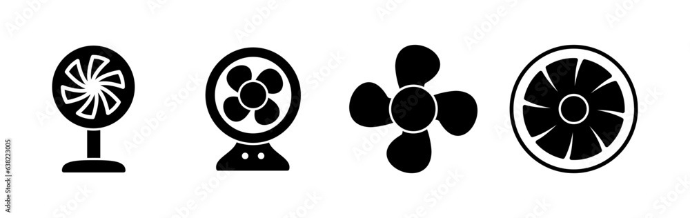 Fan icon vector. blower icon. propeller. ceiling Fan icon vector. blower icon. propeller. ceiling