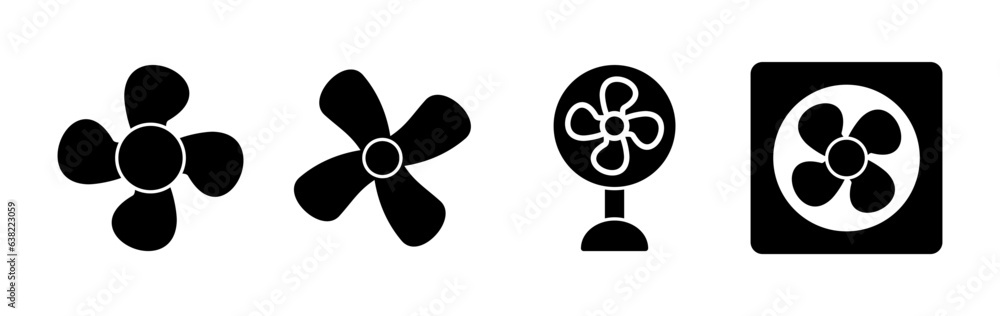Fan icon vector. blower icon. propeller. ceiling Fan icon vector. blower icon. propeller. ceiling
