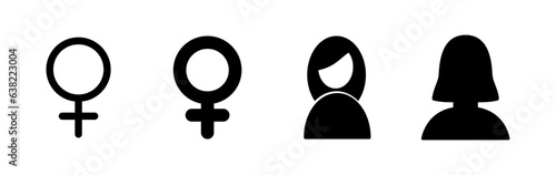 Female icon vector. toilet icon. restroom sign. gender