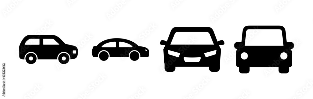 Car icon vector. Car sign. sedan Car icon vector. Car sign. sedan