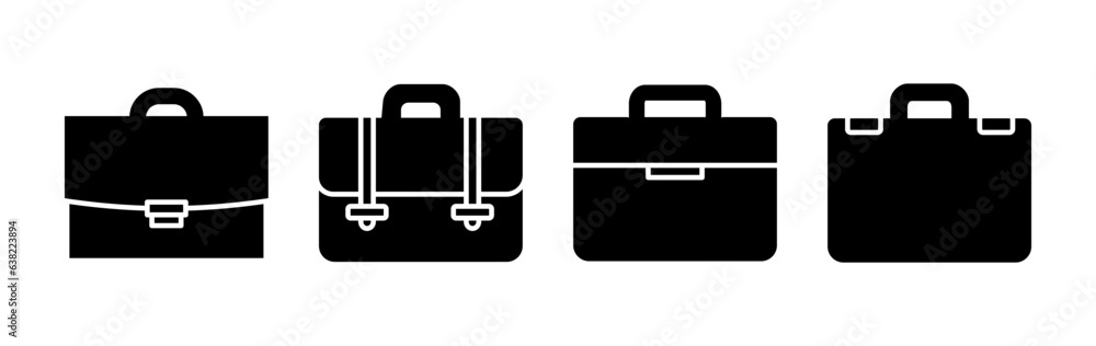 Briefcase icon vector. Portfolio vector icon. suitcase icon Briefcase icon vector. Portfolio vector icon. suitcase icon