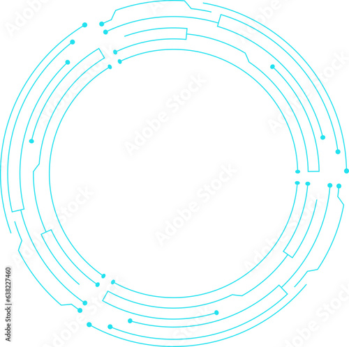 Futuristic Tech Circle