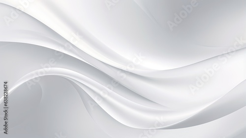 White abstract background with internal texture of waves. The background of a wall. generative ai