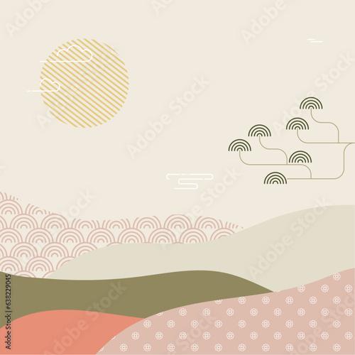 한국 전통 문양 배경 Korean traditional pattern background