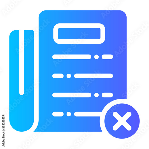 fake news Gradient icon