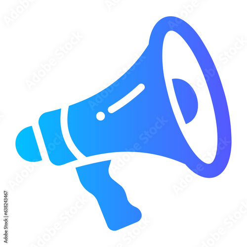 megaphone Gradient icon
