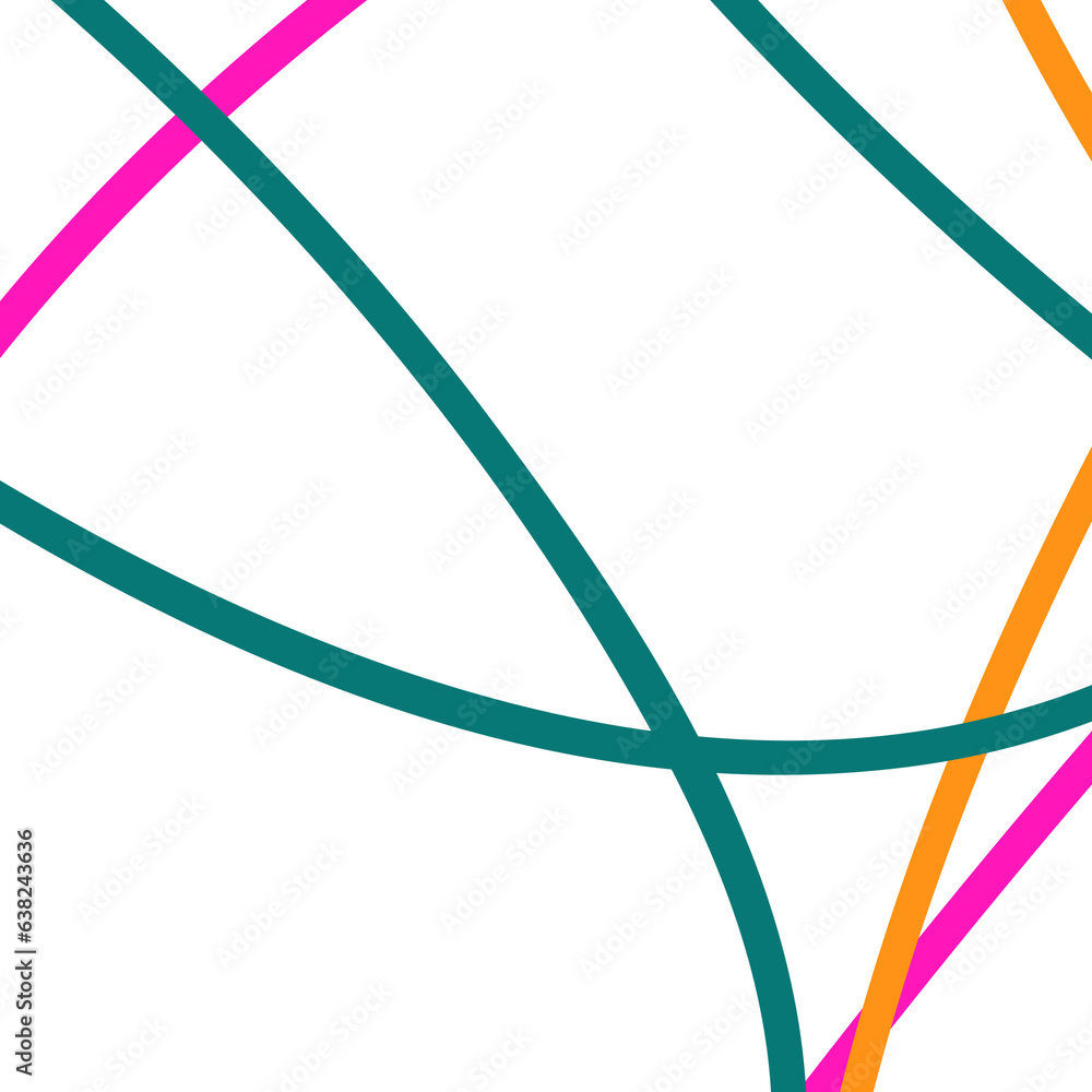 Green pink orange lines background Green pink orange lines background