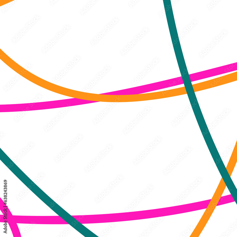 Green pink orange lines background Green pink orange lines background