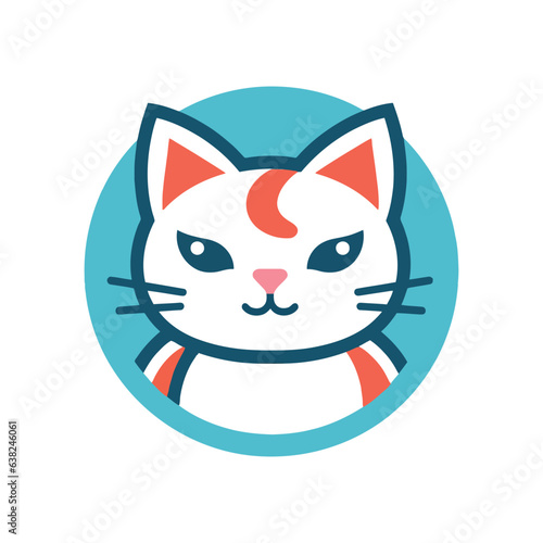 Cat Logo Illustration Vector Design Template