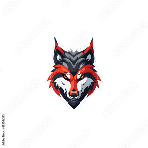 Wolf icon Logo Illustration Vector Design Template
